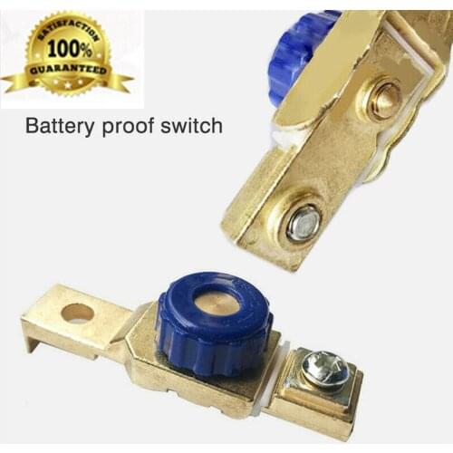 Car Motorcycle Disconnect Battery Terminal Anti-leakage Switch Master Kill Cut-off Disconnect Switch Auto Car Accessories 108