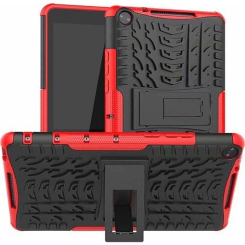 Case For Huawei MediaPad M5 lite 8 JDN2-W09/AL00 8.0 inch Stand Silicone Armor Cover for Huawei Honor Pad 5 8 Case +Film Gift