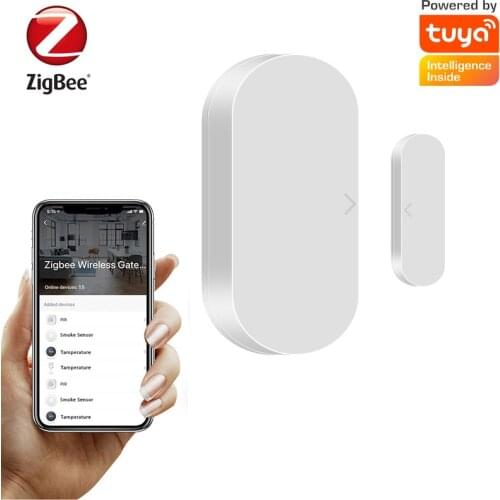 Tuya Zigbee Door/window Sensor Door Contact Sensor Smart Home Alarm System Smart Home Automation