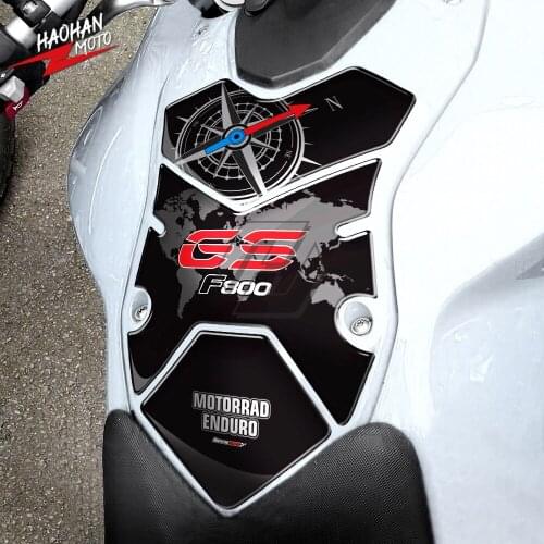 For BMW F800GS Tankpad F800 GS 2008-2012 3D Motorcycle Fuel Gas Tank Pad Protector