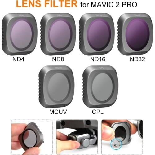 DJI MAVIC 2 PRO MCUV CPL ND4 ND8 ND16 ND32 camera Lens Filter for DJI MAVIC 2 PRO Drone