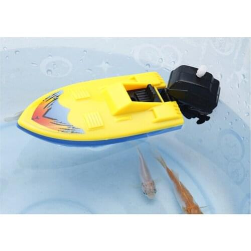 Outdoor Pool Ship Toy Wind Up Swimming Motorboat Boat Toy For Kid