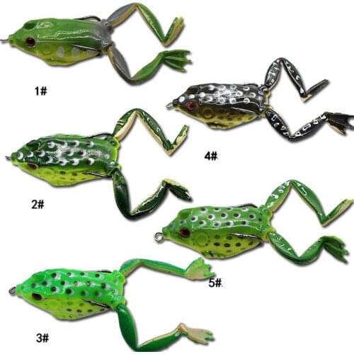 Artificial Thunder Frog Freshwater Fishing Lure Soft Bait 95mm/15g Anti-Corrosion Bionic High Quality Silicone Fishing Bait