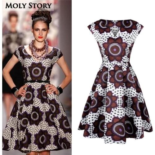 Летние платья с принтом Moly Story China At AliExpress