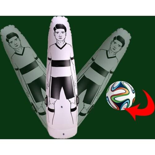 1.75m Adult Inflatable Football Training Goal Keeper Tumbler Air Soccer Train Dummy Tool SUB Sale