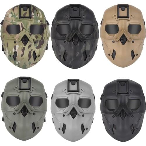 New Tactical Airsoft Mask Can Carry Variety Night Vision Devices for Shooting Hunting Airsoft Paintball War Game Airsoft Mask