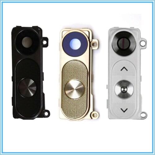 Original New For LG G3 D850 D851 D855 Back Rear Camera Lens Cover + Frame Holder + Power Volume Button Assembly Free Shipping