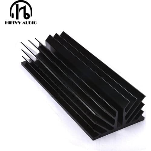 150*75*400mm heat sink DIY radiator Aluminum heatsink for amplifier Electronic heat dissipation cooling cooler