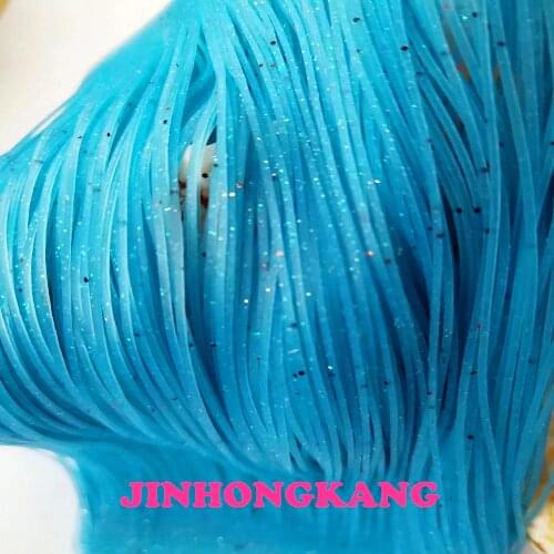 Fishing Lure Silicone Skirt Layers,Silicone Skirt Material for Tackle Craft, DIY Spinner, Rubber Jigs, Buzzbait--35
