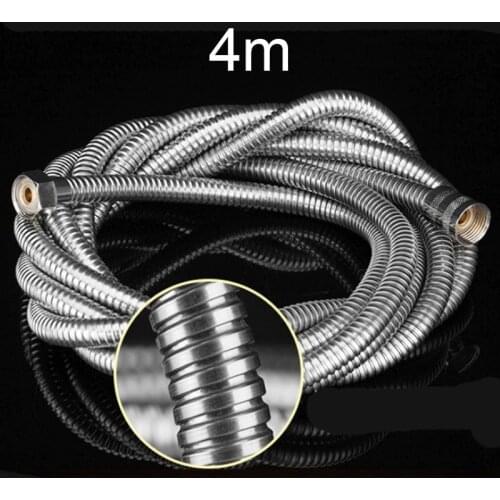 1.5/2/3/4/5m Shower Hose Pipes Tube Fitting Bathroom Accessories Showerhose Holder Water Pipe For Bath Stainless Steel Shower