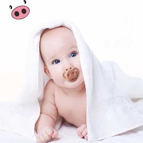 Baby Pacifier Nipple Silicone Funny Nipple Dummy Baby Soother Joke Pig Toddler Orthodontic Nipples Teether Baby Christmas Gift