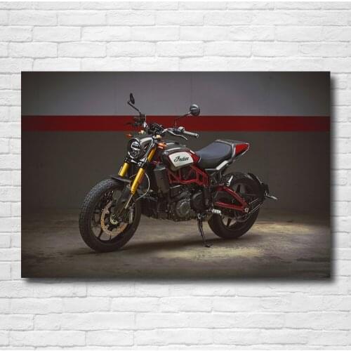 Modern Painting Indian FTR 1200 Motorcycle Wallpaper Posters Canvas Print Wall Art for Home Room Decor