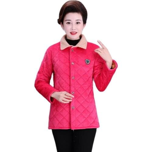 Thicken Plus Velvet Short Women Cotton-Padded Jacket Winter Style Cotton Home Clothes Slim External Wear Keep Warm Ladies Coat