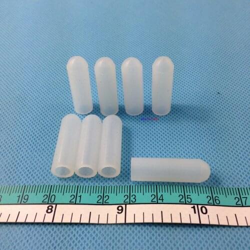 18pcs/lot 5.94mm ID High Temp Silicone Rubber End Caps Paint Powder Coating