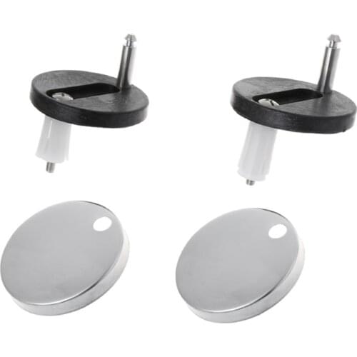 2Pcs Toilet Seat Hinges Top Fix WC Toilet Seat Hinges Fittings Quick Release Hinge Screw Toilet Seat Hinges