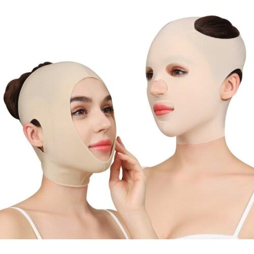 3D Reusable Breathable Sleeping Mask Slimming Bandage Anti Wrinkle V Shaper Full Face Lift Mask Facial Shaper for Women Girls