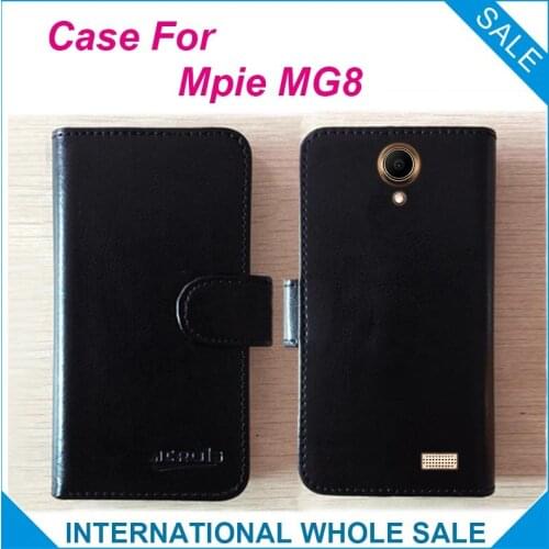 6 Colors Hot!! 2016 Mpie MG8 Case, High Quality Leather Exclusive Cover For Mpie MG8 tracking number