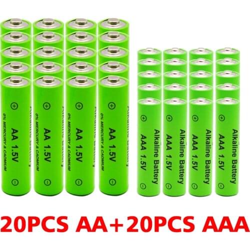 AAA + AA Rechargeable AA 1.5V 3800mAh - 1.5V AAA 3000mAh Alkaline Battery Flashlight toy Watch MP3 Player, Free delivery