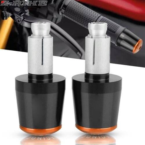 Motorcycle CNC Aluminum Handlebar Bar End Plug Balance Pad Modified Accessory Orange for 125 200 250 390 690 990