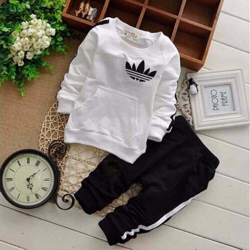 Brand Baby Boy Clothing Sets Autumn Casual Baby Girl Clothes Suits Children Suit Clothes Sweatshirts+Sports Pants Kids Sets