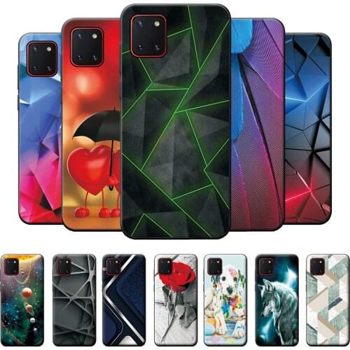 Case For Samsung Note 10 Lite Case Galaxy A81 Flowers Cute Cover Bumper on For Samsung A81 Note 10Lite Shockproof Silicone Case