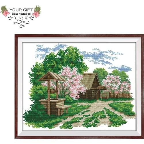 Joy Sunday F955 14CT 11CT Counted and Stamped Home Decor Well Needlework Needlepoint Embroidery DIY Cross Stitch kits