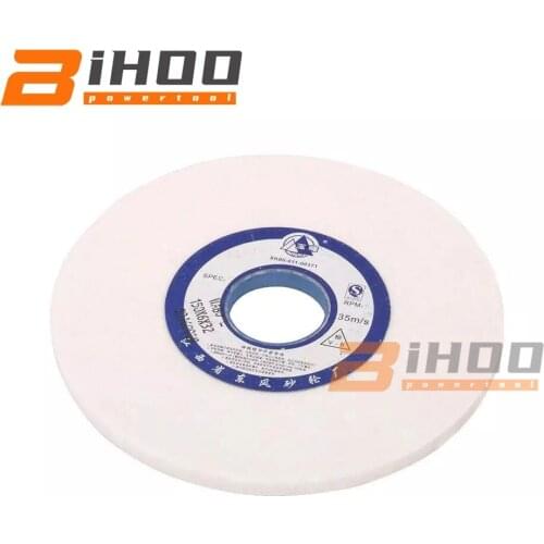 Ceramic Grinding Wheel White Corundum Abrasive Disc Metal 150x32x6mm 80
