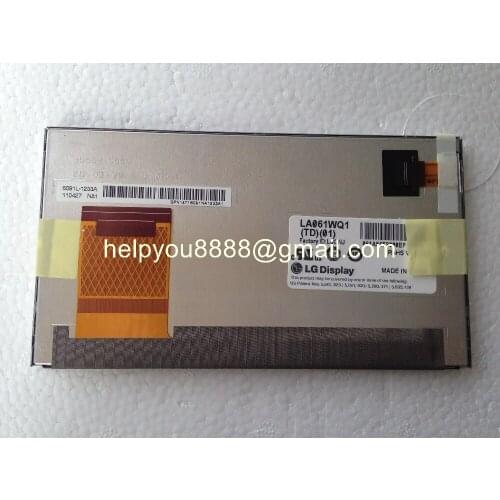 LA061WQ1(TD)(01) LA061WQ1(TD)(02) LA061WQ1-TD01 LA061WQ1-TD02 Original 6.1 inch LCD Display Screen 480*272 TFT for Toyota Camry