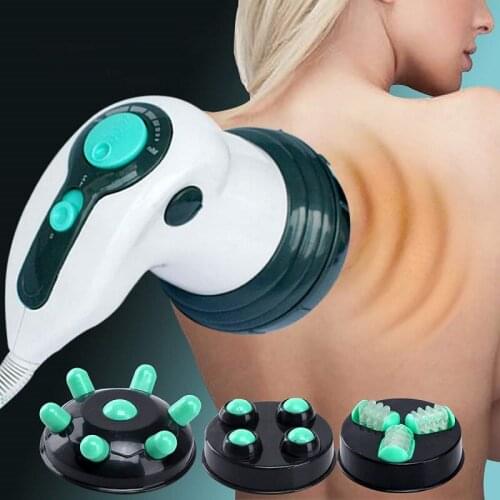 Massage Electric Anti Cellulite Machine Roller Slimming Neck Kneading Massage Relax Relieve Soreness Infrared Body Massager