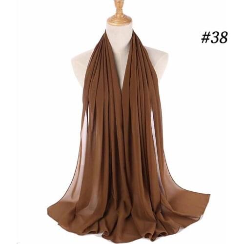 Fashion Women Lady Plain Bubble Chiffon Scarf Hijab Wrap Shawls Headband Muslim Hijab Bubble Wrap Accessories Supplies