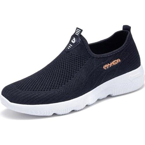 New mens sneakers, fashionable, lightweight, comfortable, breathable, non-slip, simple, casual, couple, lazy shoes, men