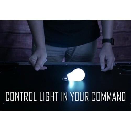 Light Anywhere (Light Bulb Remote Control) Magic Tricks Fun Stage Magia Super Bright Bubble Mentalism Gimmick Props Mysterious