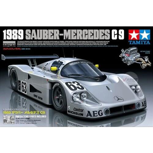 Tamiya 24359 1/24 Scale Model Car Kit Sauber Mercedes Benz C9 24Hours Le Mans'89