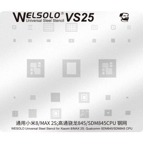 Mechanic BGA Reballing Stencil for Xiaomi 8 4 5 5S Max Mix 2S Redmi PRO 2A 4 4A 5A 5 Plus S2 Note 4 4X 5 2 3 CPU Power IC Chip