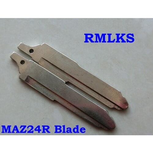 RMLKS Replacement New Uncut Remote Flip Key Keyless Blade Blank Insert For Mazda M2 M3 M5 M6 Switchblade