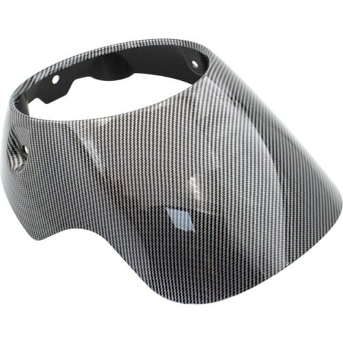 Motorcycle ABS Headlight Fairing Mask Cowl for Triumph BONNEVILLE T100 T120 SE Thruxton 900 2001-2019,Carbon Fiber