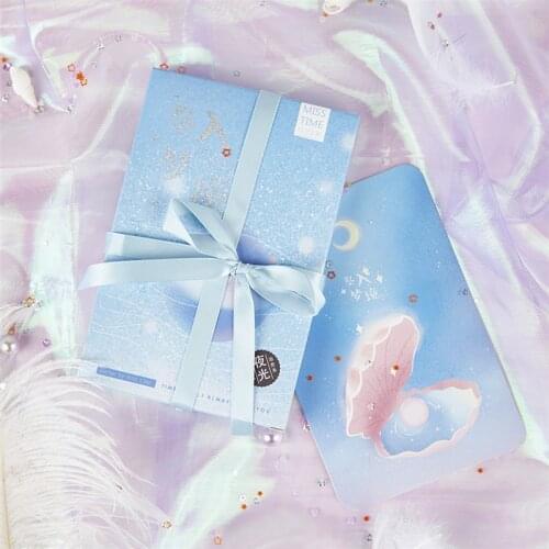 30 Pcs/Set Creative Falling In The Dream Luminous Postcard DIY Greeting Cards Birthday Letter Gift Card Message Card