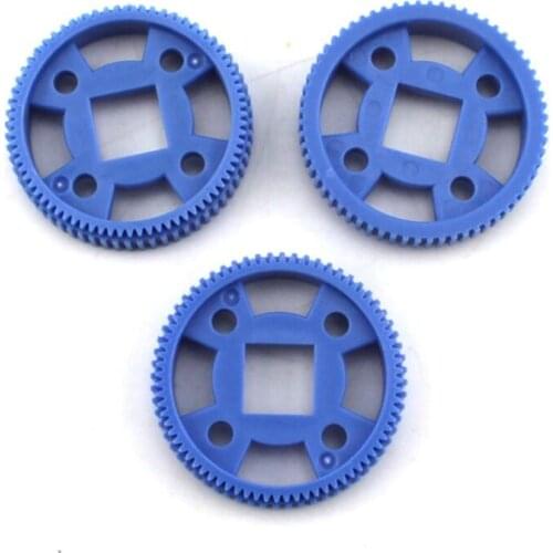 64T square hole M0.6 plastic gear wheel gear for DIY model and crawler wheel