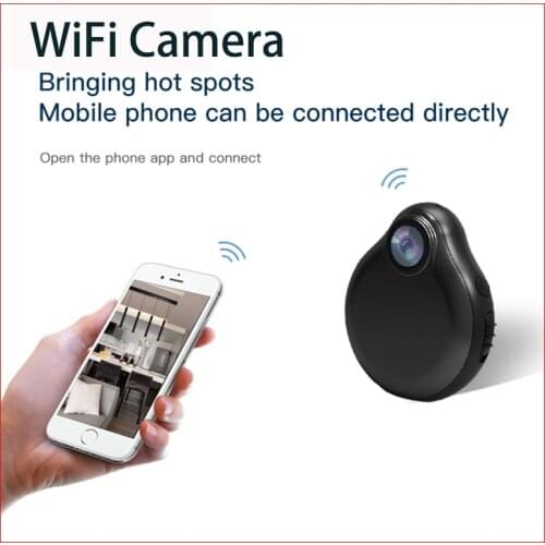 4K HD Mini WiFi Camera Wireless 1080P Baby Monitor IP Cam 360 DVR Surveillance Security Night Visi'on Link Remote Surveillance