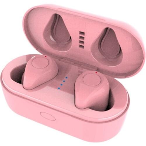 Bluetooth Earphones Two Ears Wireless Bluetooth Input Earphone Handsfree Wireless Noise-Canceling Headphones