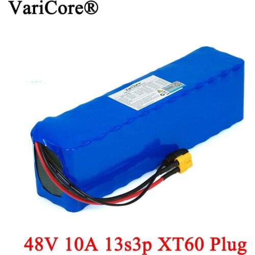 VariCore E-bike battery 48v 10ah 13s3p18650 li-ion battery pack bike conversion kit 1000w XT60 plug 54.6v batteries