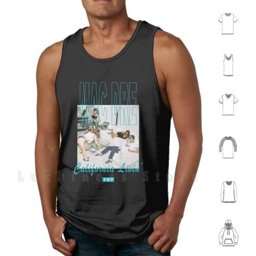 Mdcl707 Tank Tops Vest 100% Cotton Rap Hip Hop Oakland Vallejo Dre Rip Dre Thizz 707 California Cali Bay Area