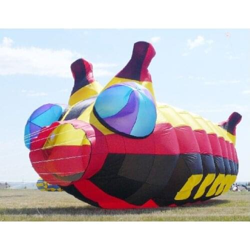 Caterpillar soft kite nylon umbrella cloth