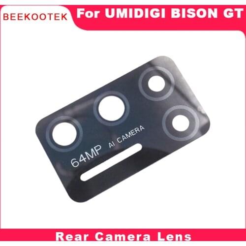 New Original UMIDIGI BISON GT Back Rear Camera Lens Glass Replacement Accessories For UMIDIGI BISON GT 6.67 inch Smartphone
