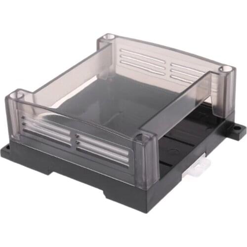 Transparent Plastic PLC Industrial Control Box Panel PLC Enclousure Case DIY PCB Shell