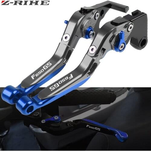 For BMW F650GS 2000 2001 2002 2003 2004 2005 F 650 GS Motorcycle Accessories Adjustable Brake Clutch Levers Handlebar Hand Grips