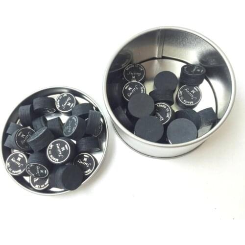 Xmlivet 2017 New Arrival Jassinry Billiard cue tips 50pcs/lot 14mm 6layers pigskin NILI pool tips S/M/H Billiard accessories