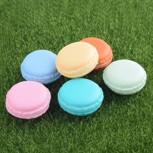 1Pc Storage Box Gifts Jewelry Lovely Color Mini Cute Macarons Organizer Case Necklace Package Earring Ear Decoration Candy