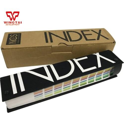 100% Sweden Portable NSC INDEX A-6 Semi Gloss Color Card Fan-shape Design