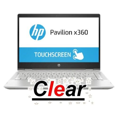 2PCS Ultra Clear Screen Protector Cover Filter for 14" HP Pavilion x360 14t 2 in 1 Touch Laptop -2018